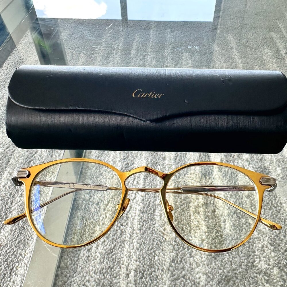 Cartier Pantos Unisex Eyeglasses